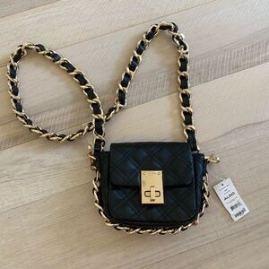 Aldo Vivie black chain strap crossbody